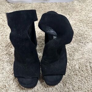 Prada Black Heeled Boots for Women